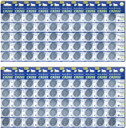 CR2032 Lithium 3V Coin Batteries, 240mAh Lasting for AirTag