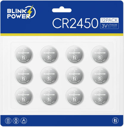 Blinkspower CR2450 Lithium 3V Coin Battery