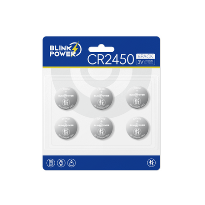 Blinkspower CR2450 Lithium 3V Coin Battery