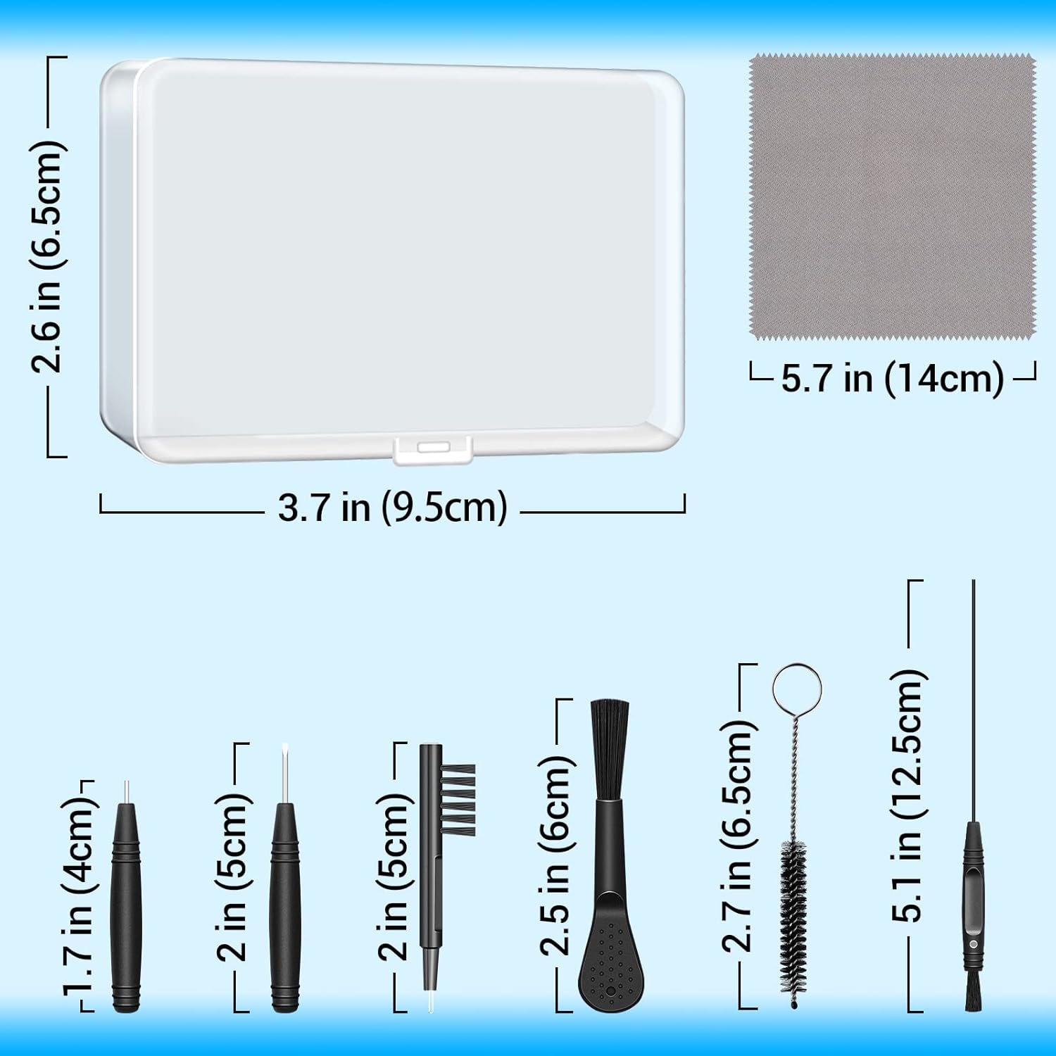 Blinkspower Hearing Aid Batteries Removing Tool and Cleaning Kits