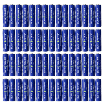 Bulk Pack AA Lithium Batteries  , 3500mAh NO.1 Lasting, 1.5V, (4 More Complementary Batteries)